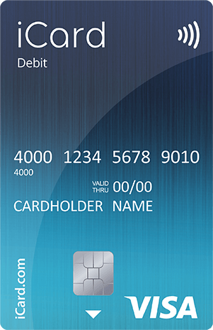 iCard Visa debit card